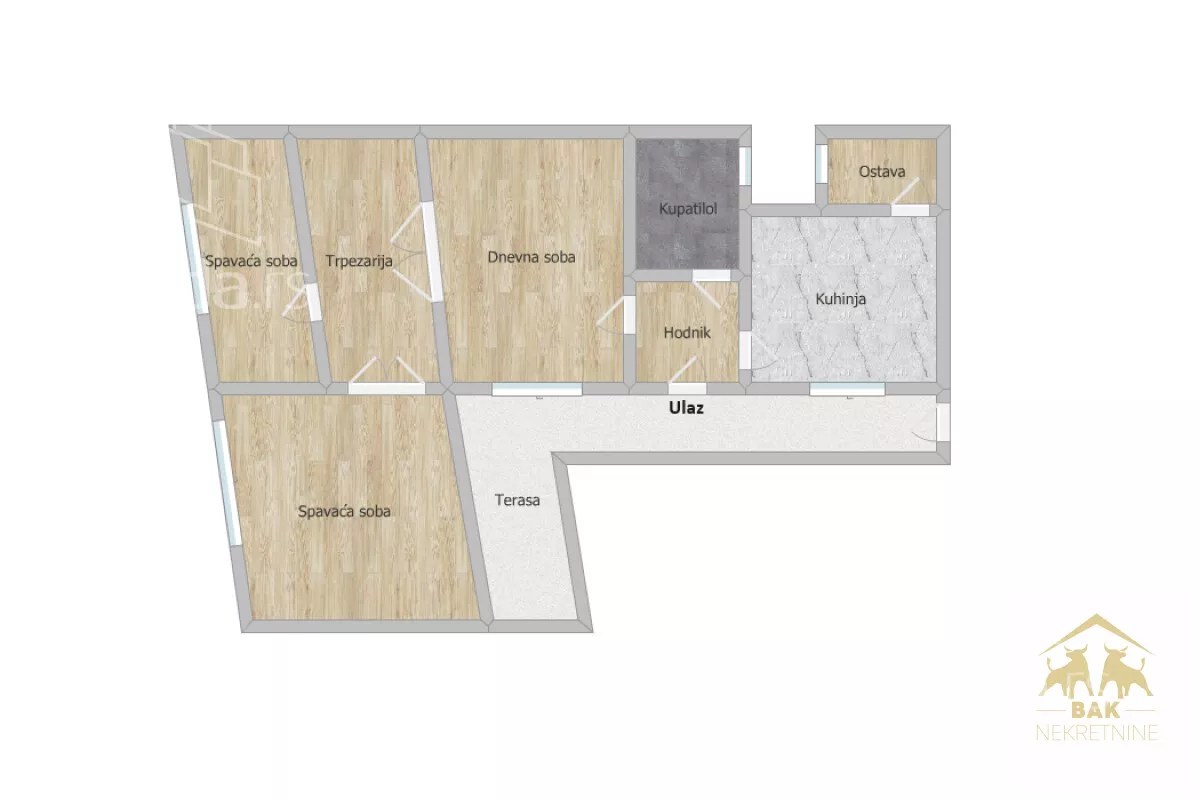 Trosoban stan | 4zida