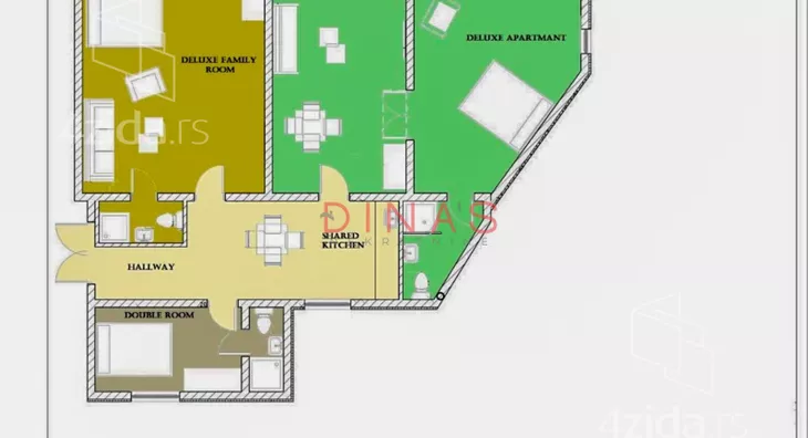 Trosoban stan | 4zida