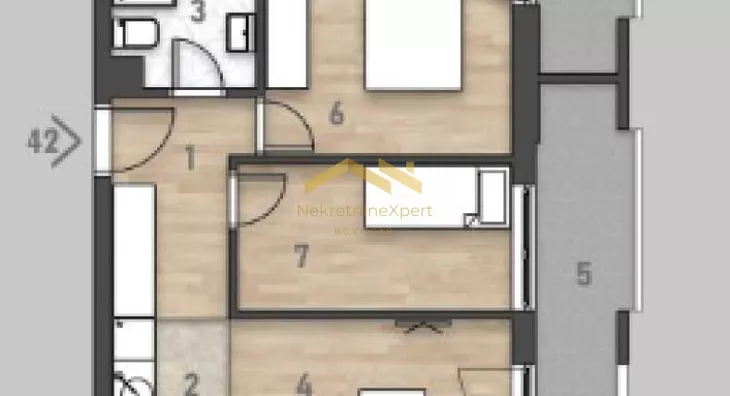 Trosoban stan | 4zida