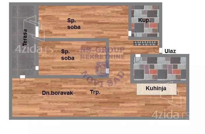 Trosoban stan | 4zida