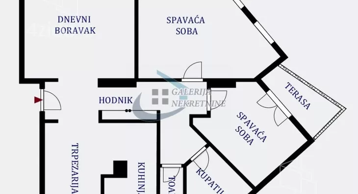 Trosoban stan | 4zida