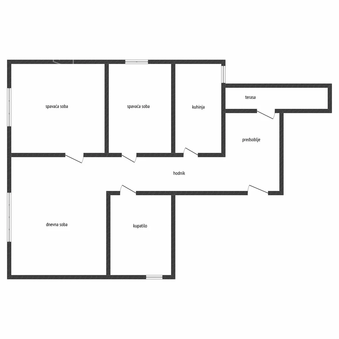 Trosoban stan | 4zida