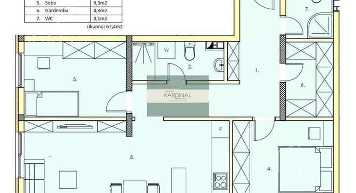 Dvosoban stan | 4zida