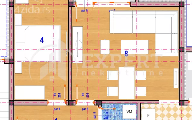 Dvosoban stan | 4zida