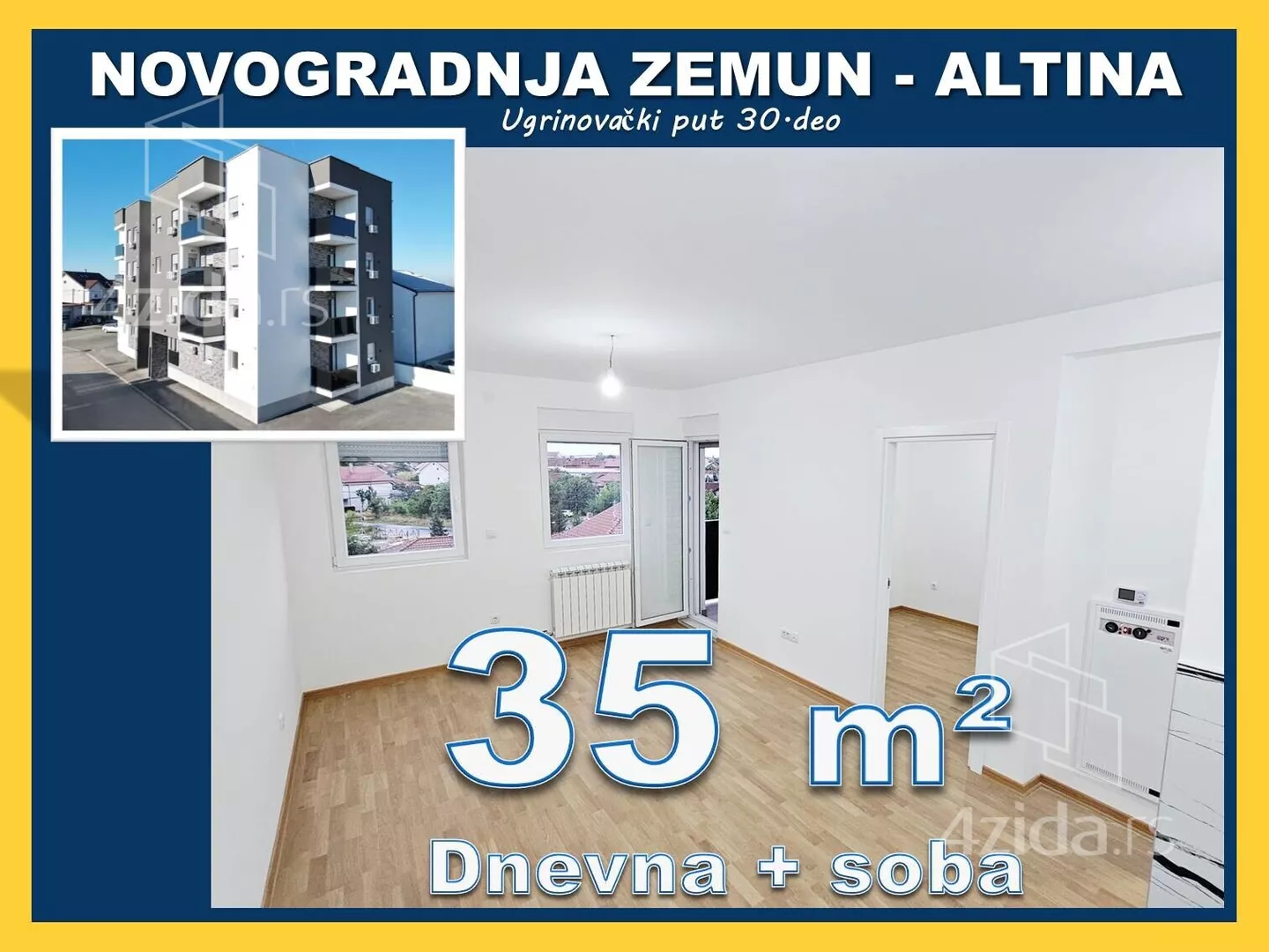 Jednoiposoban stan | 4zida