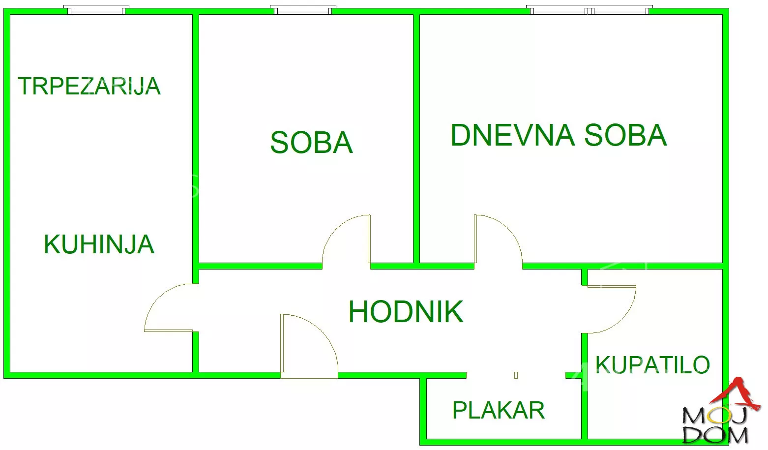 Dvosoban stan | 4zida