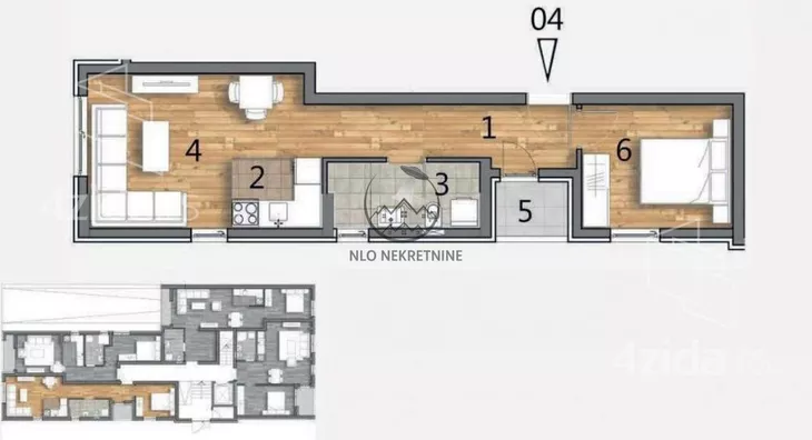 Dvosoban stan | 4zida