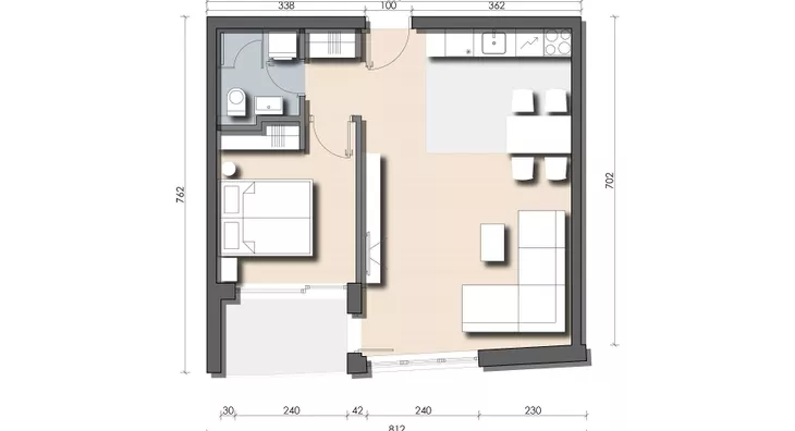 Dvosoban stan | 4zida