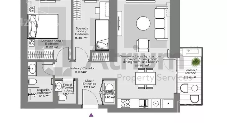 Trosoban stan | 4zida