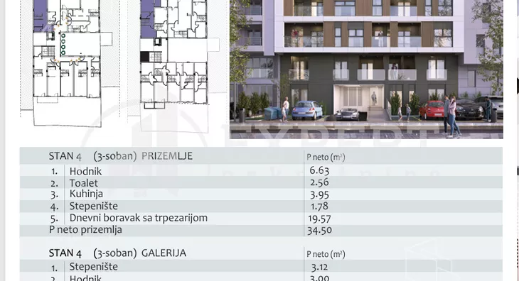 Trosoban stan | 4zida