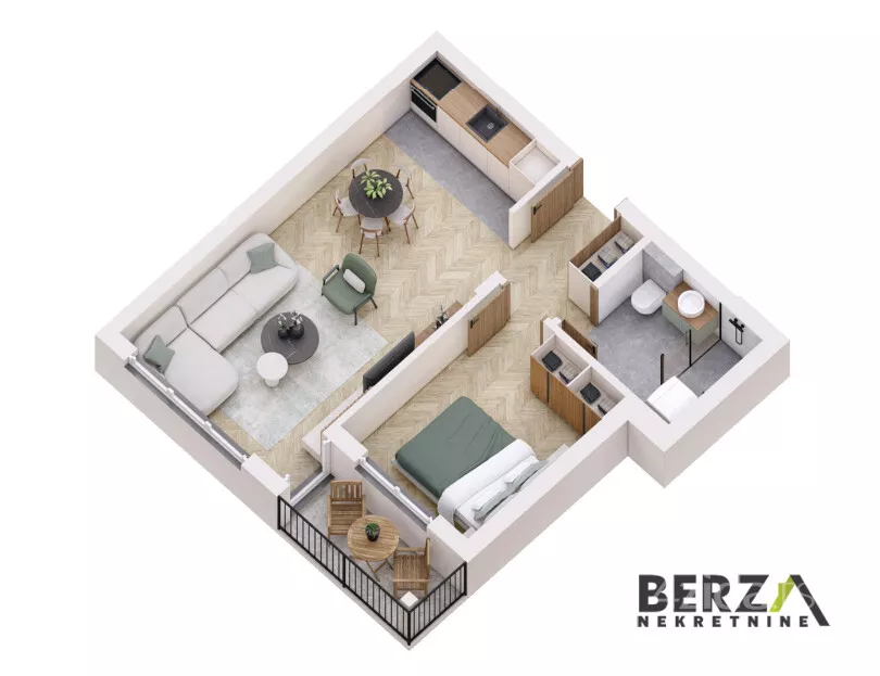 Dvosoban stan | 4zida