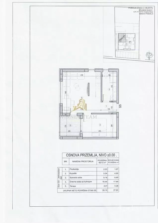 Jednosoban stan | 4zida