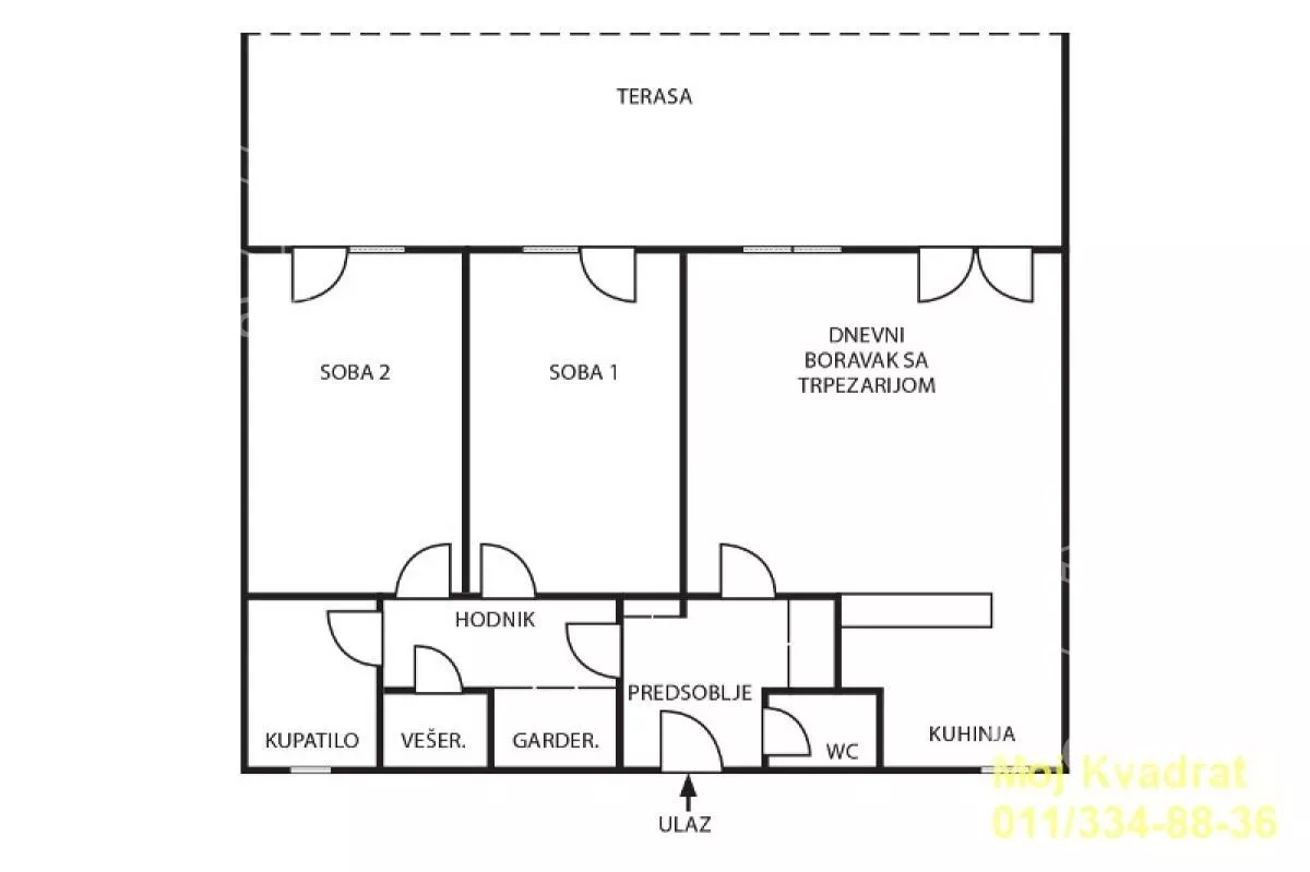 Trosoban stan | 4zida