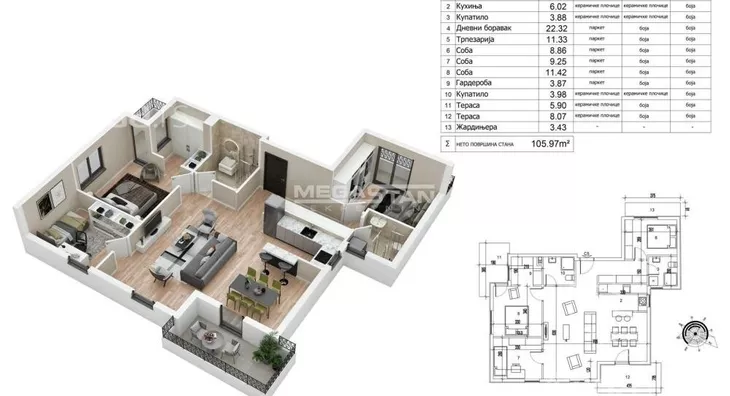 Četvorosoban stan | 4zida