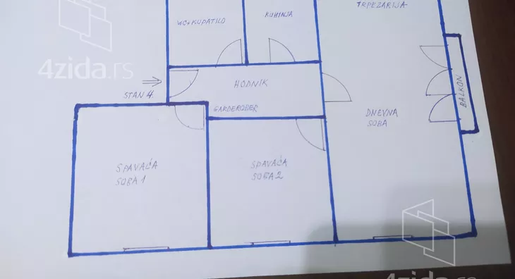 Trosoban stan | 4zida