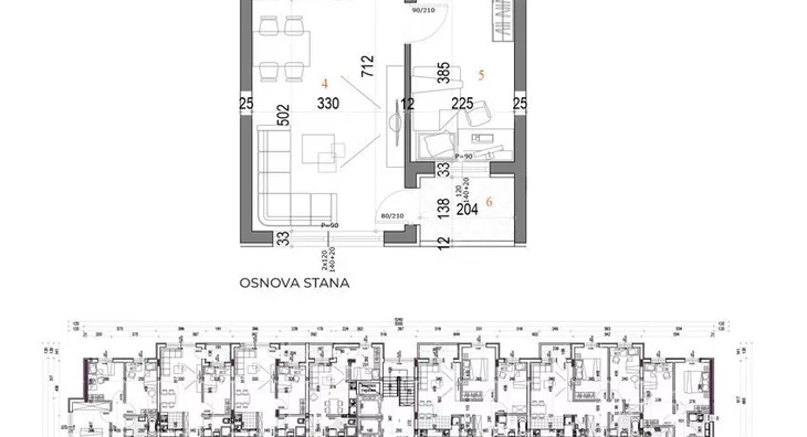Jednoiposoban stan | 4zida