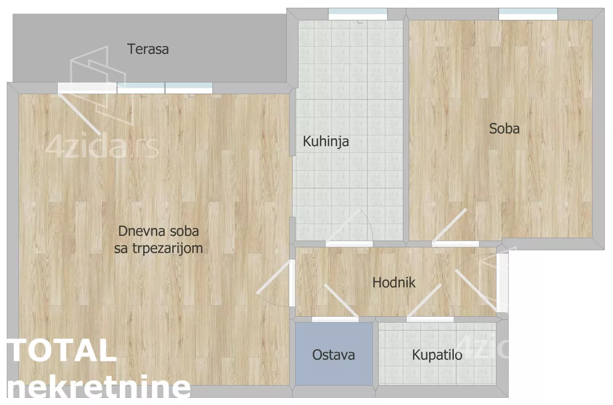 Dvosoban stan | 4zida