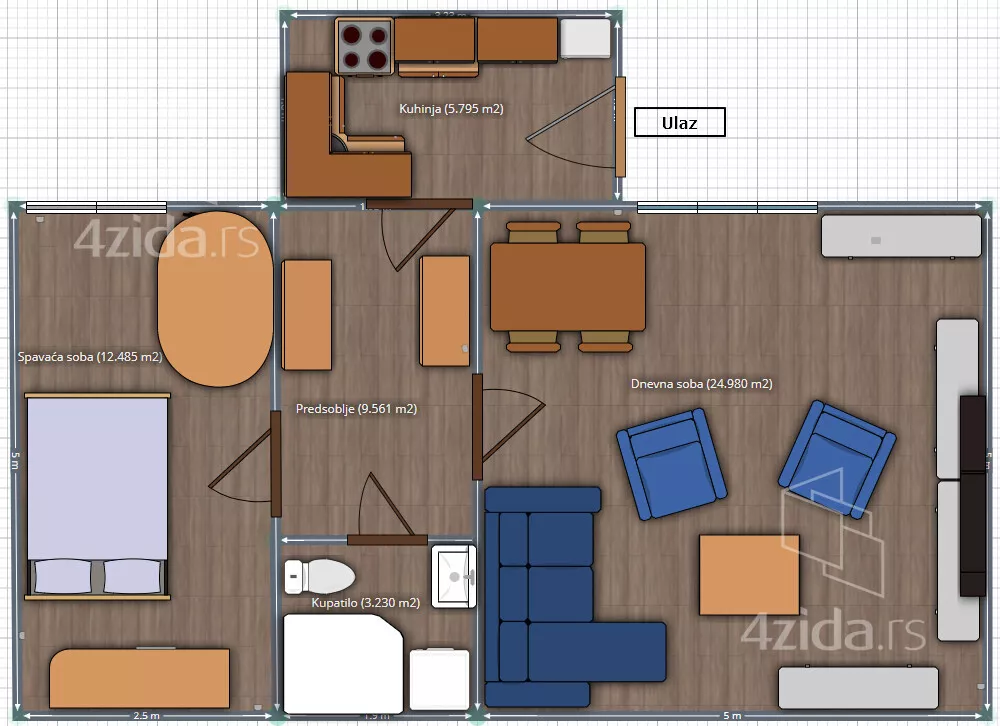 Dvosoban stan | 4zida