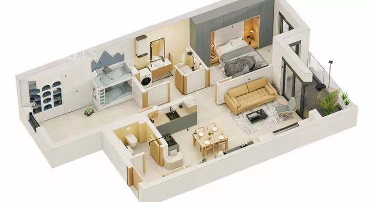 Trosoban stan | 4zida