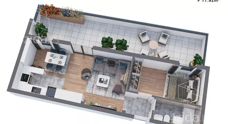 Dvosoban stan | 4zida