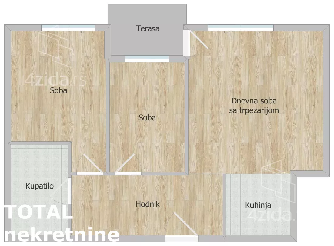 Trosoban stan | 4zida