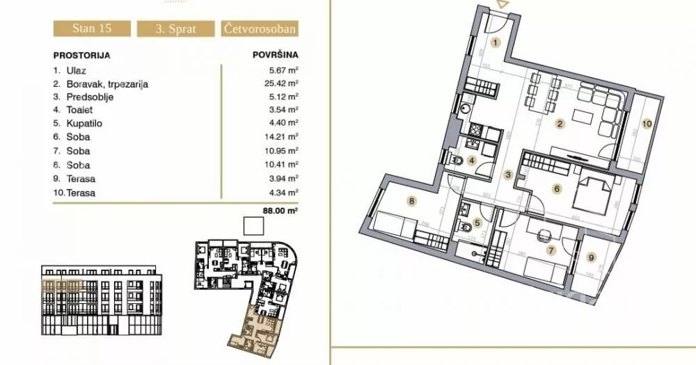 Četvorosoban stan | 4zida