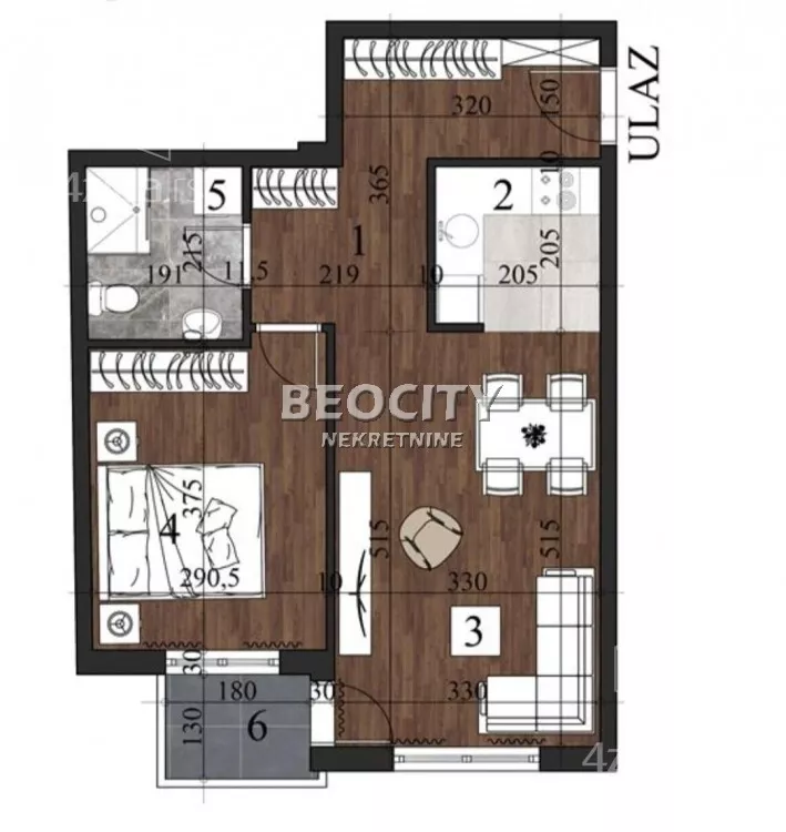 Dvosoban stan | 4zida