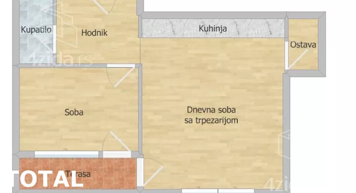 Dvosoban stan | 4zida