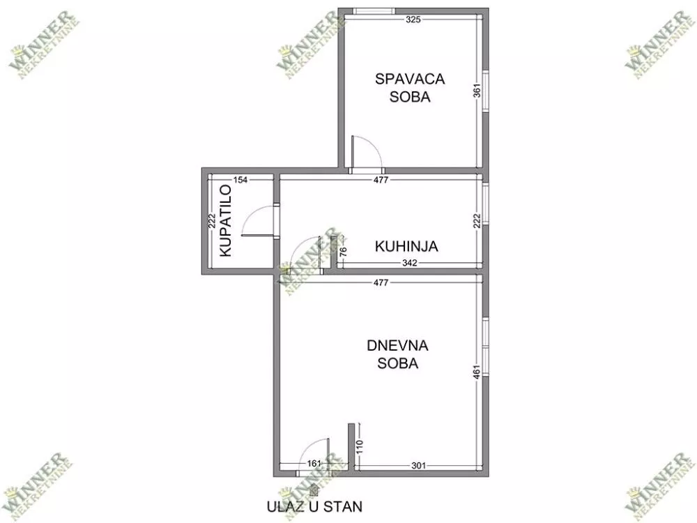 Jednoiposoban stan | 4zida