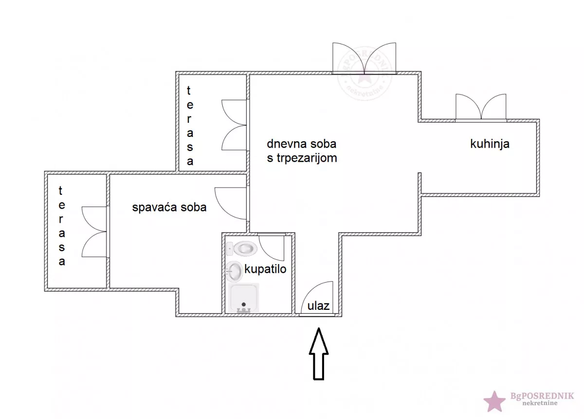 Jednoiposoban stan | 4zida