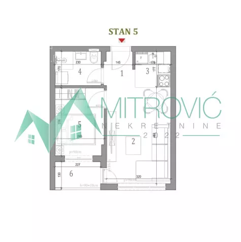 Jednoiposoban stan | 4zida