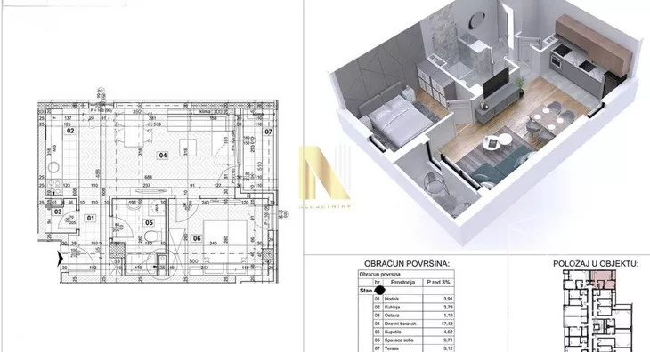 Dvosoban stan | 4zida