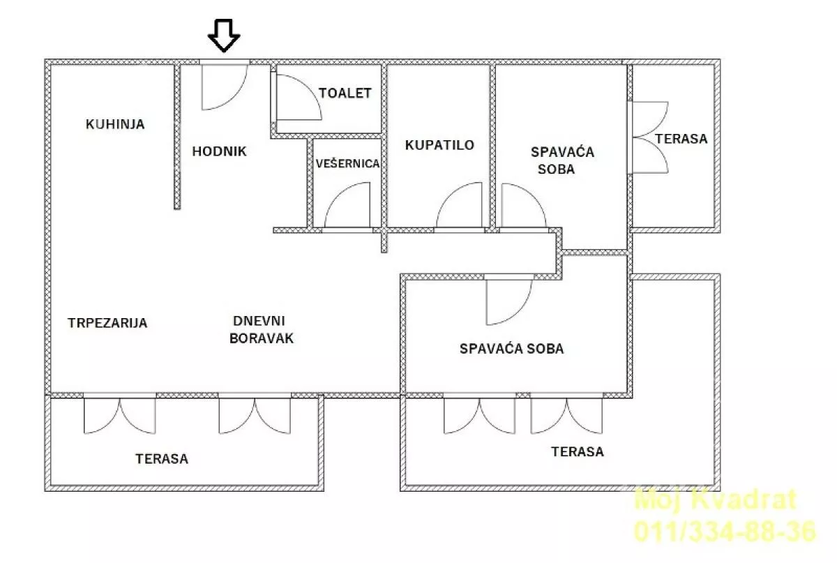 Trosoban stan | 4zida