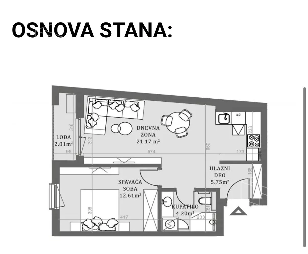 Dvosoban stan | 4zida