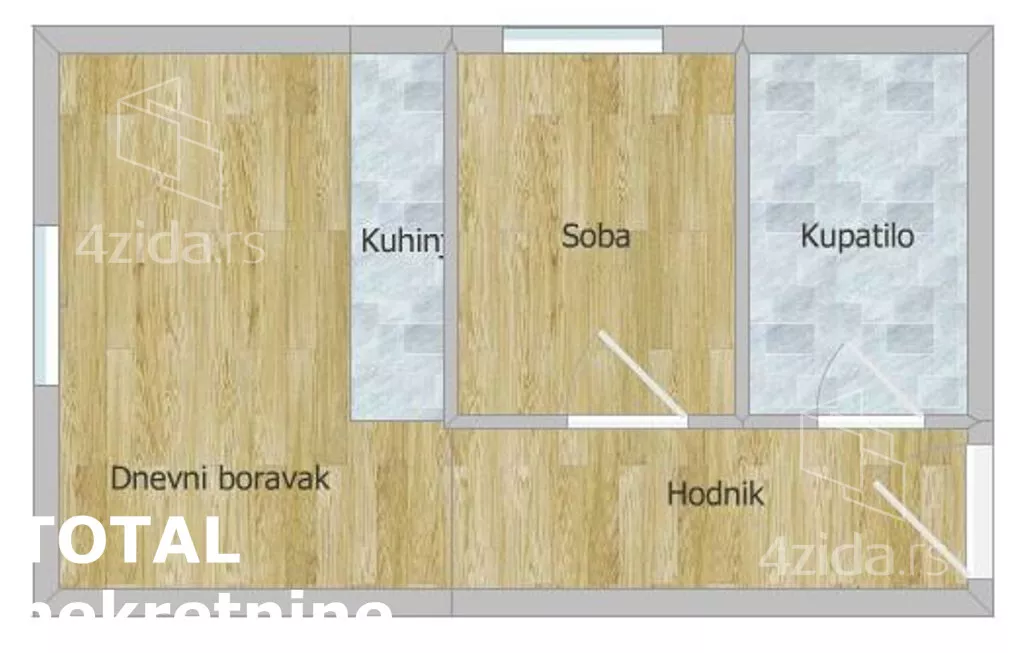 Jednoiposoban stan | 4zida