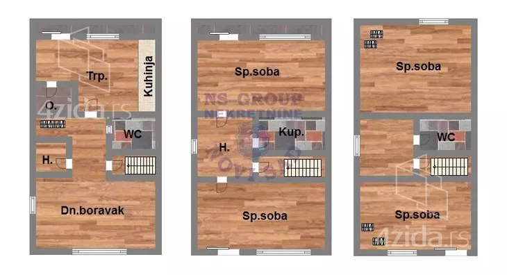 3-etažna kuća | 4zida