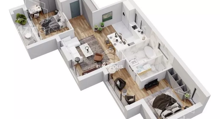 Trosoban stan | 4zida