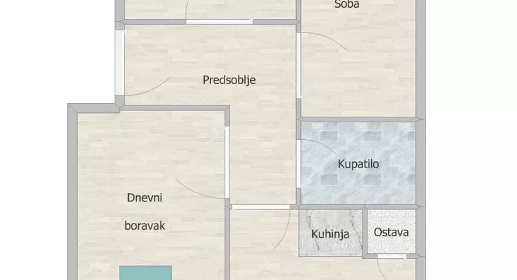 Trosoban stan | 4zida