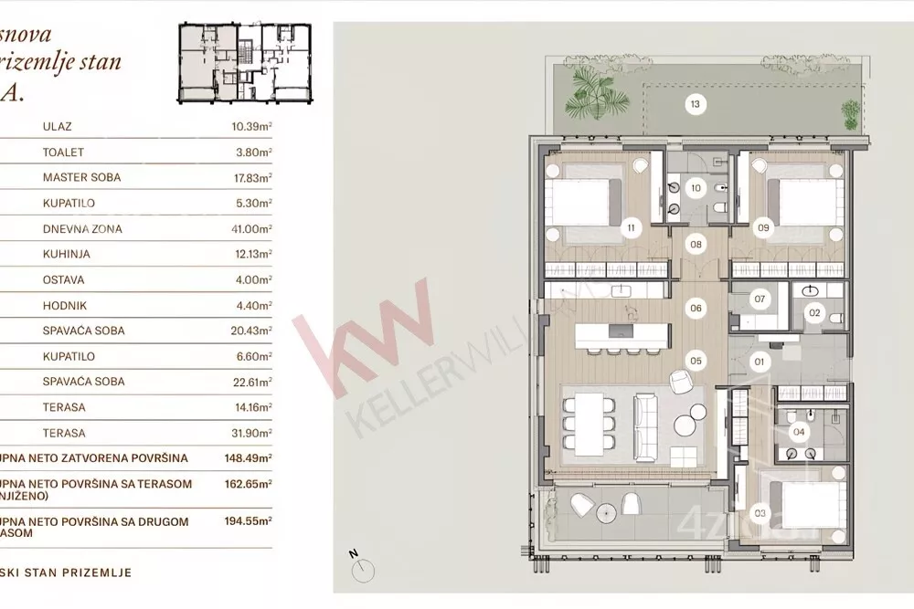 Četvorosoban stan | 4zida