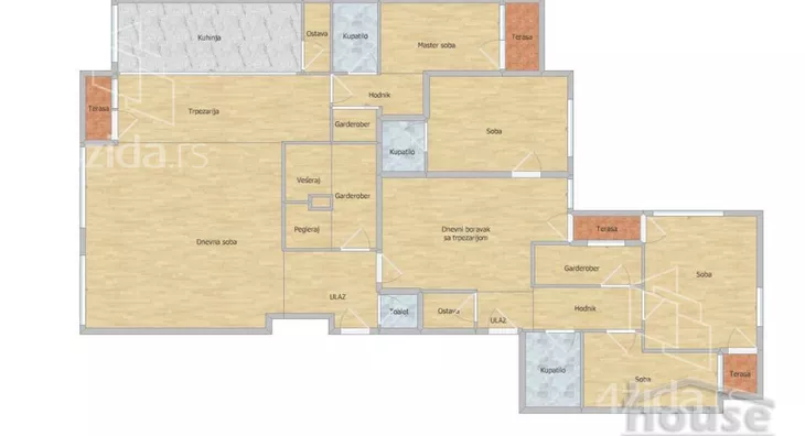 Šestosoban stan | 4zida