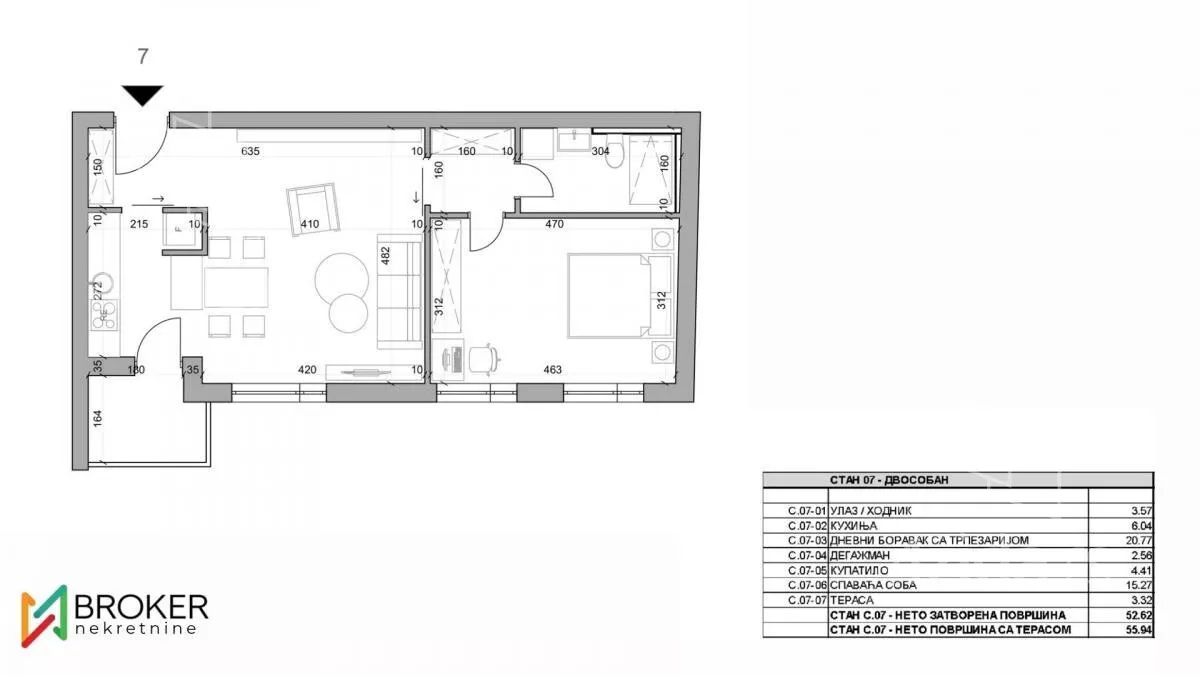 Dvosoban stan | 4zida