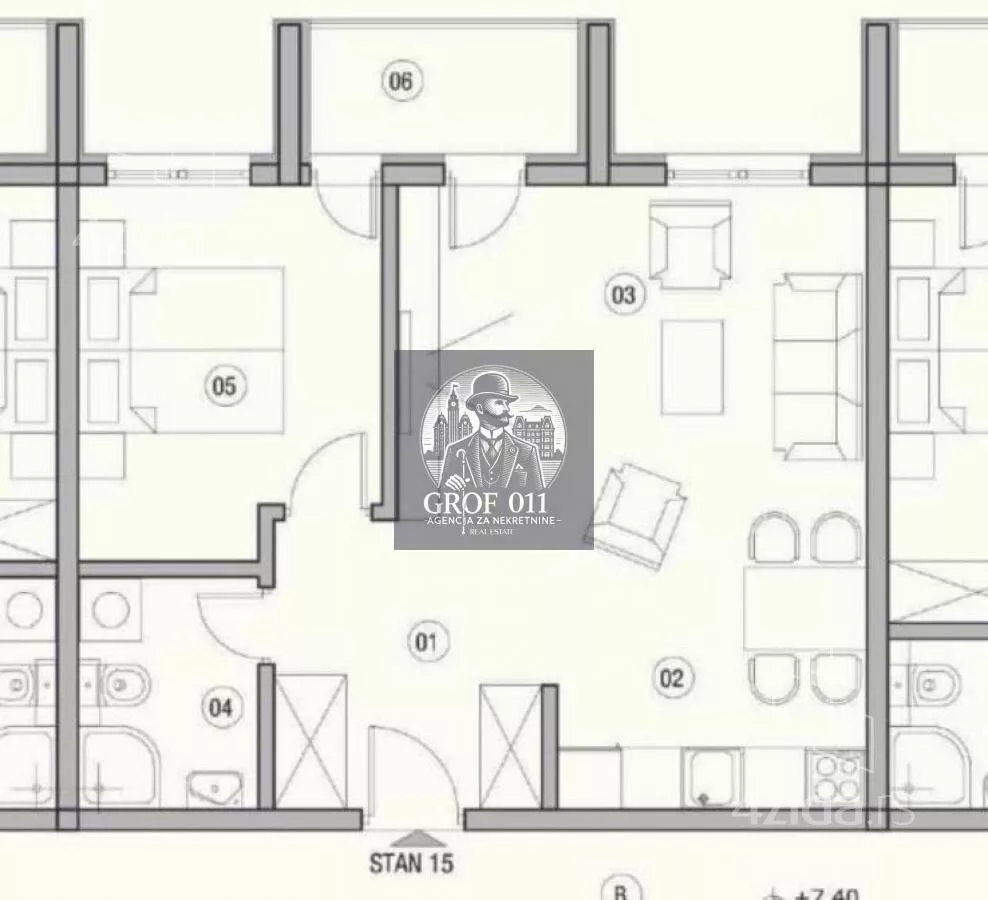 Dvosoban stan | 4zida