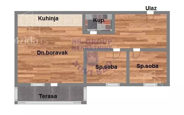 Trosoban stan | 4zida