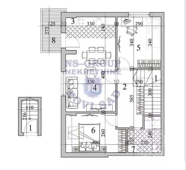 Trosoban stan | 4zida
