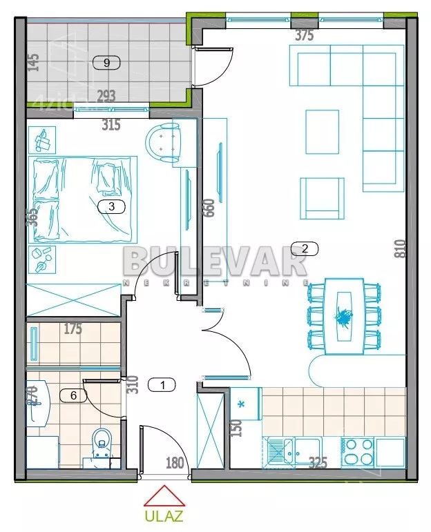 Dvosoban stan | 4zida