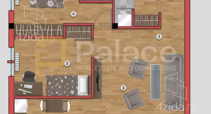 Dvosoban stan | 4zida