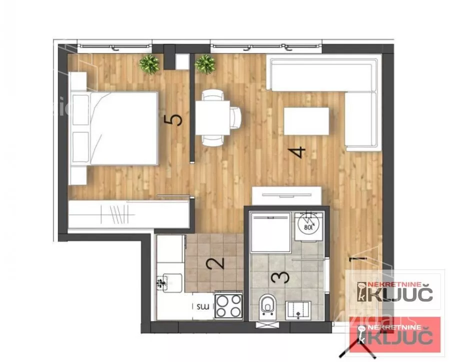 Jednoiposoban stan | 4zida