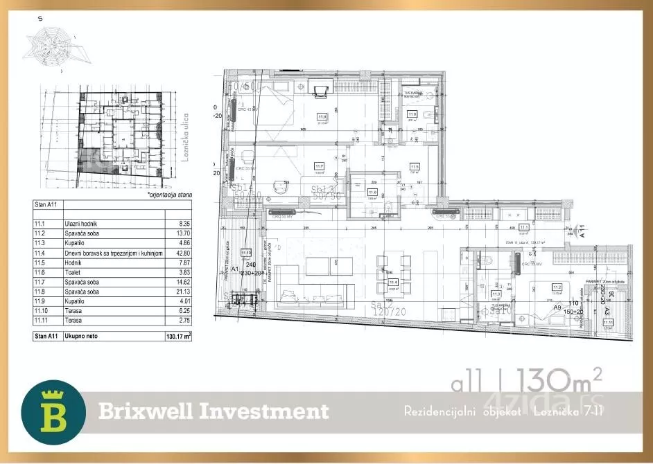 Četvoroiposoban stan | 4zida