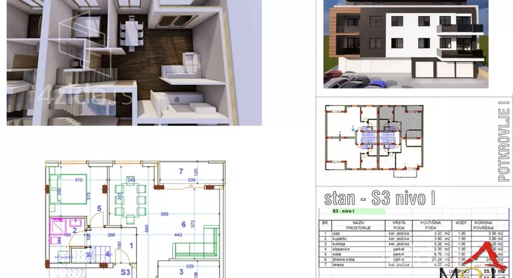 Troiposoban stan | 4zida
