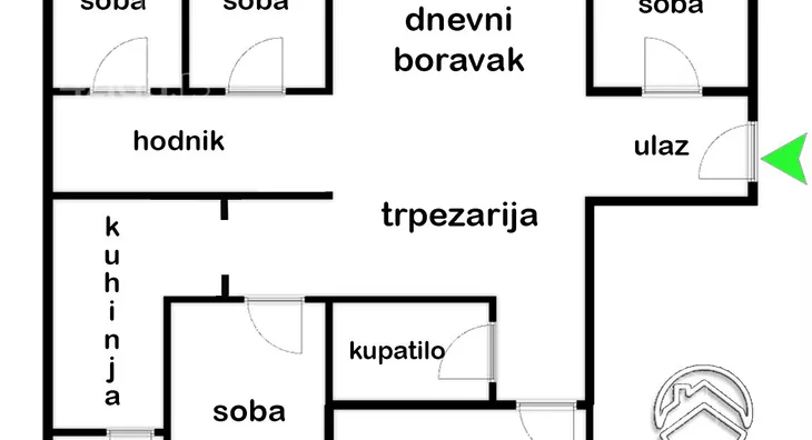 Petosoban stan | 4zida
